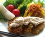 Vegetarian mincemeat cutlet with nanban tare sauce