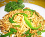 Vegan/vegetarian shredded pork with green peppers,"Qing jiao rou si" 