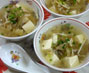 ベジタリアン料理レシピ（中華）ザーサイと豆腐のスープ
