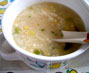 ベジタリアン料理レシピ/ひえとコーンのスープ