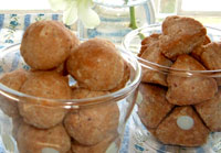 ベジタリアン料理レシピ（スイーツ）アーモンドクッキー　サブレタイプ