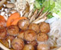 ベジタリアン料理レシピ（和食）ベジミートボール鍋