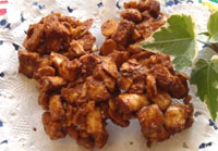 ベジタリアン料理レシピ（スイーツ）焼麩のココナッツメープルおこし